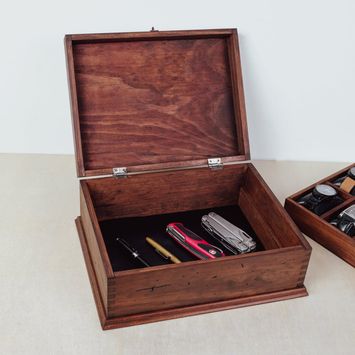 Watch Box for 8 Watches with secret compartment - Deferichs