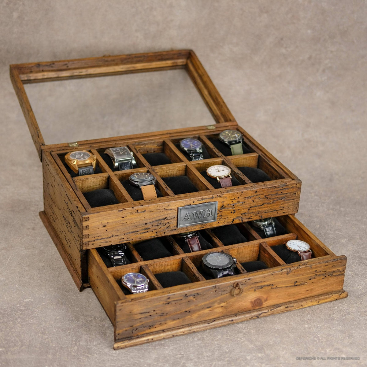 Watch Box with Drawer No. 20 - Deferichs