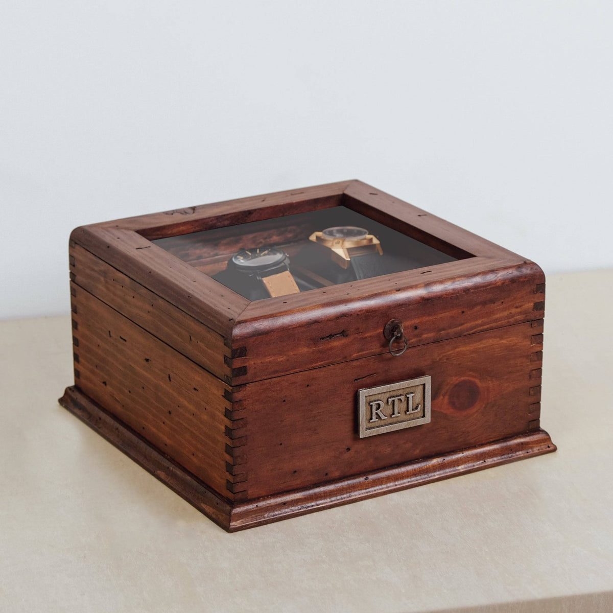 Watch Box with Secret Compartment – Holds 6 Watches - Deferichs