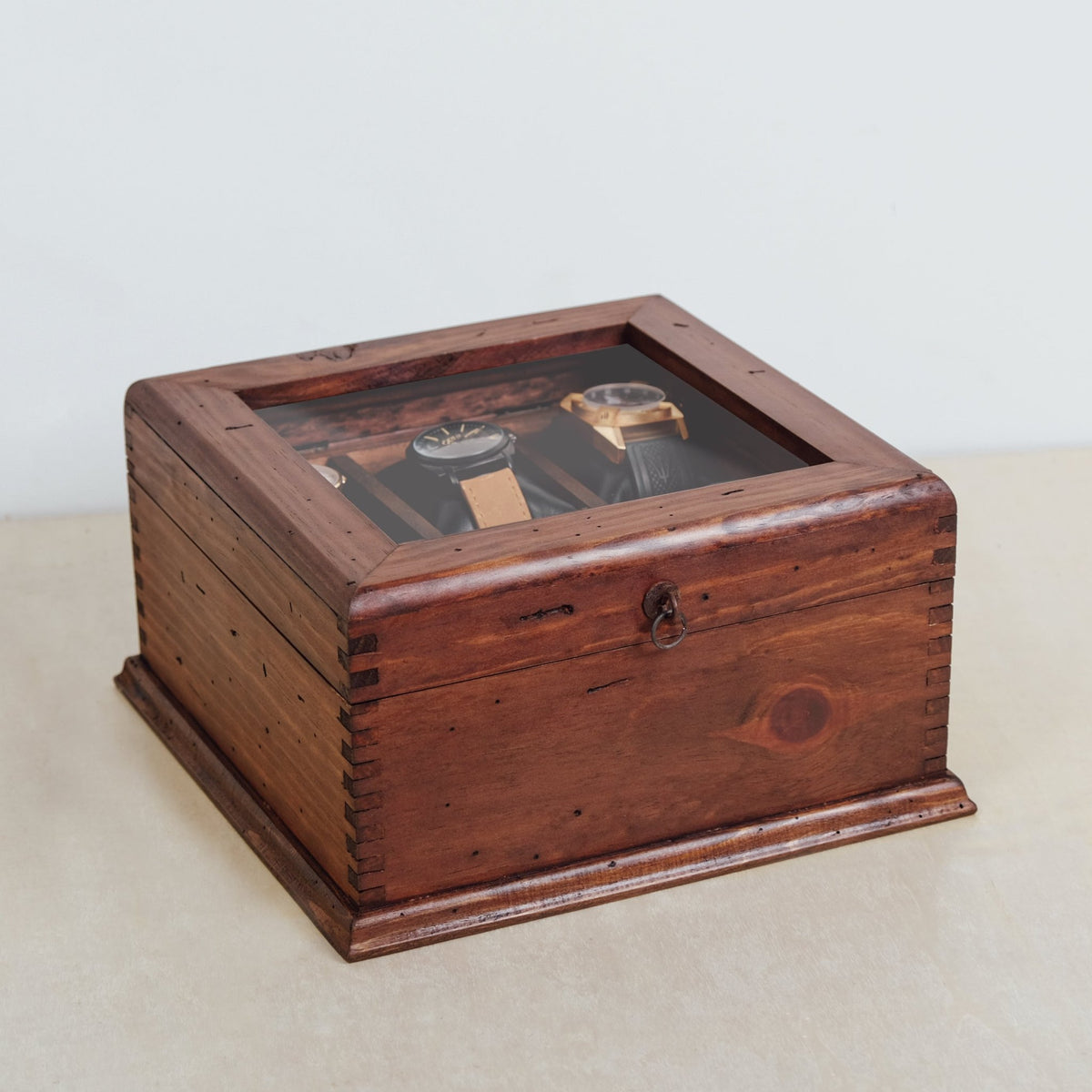 Watch Box with Secret Compartment – Holds 6 Watches - Deferichs
