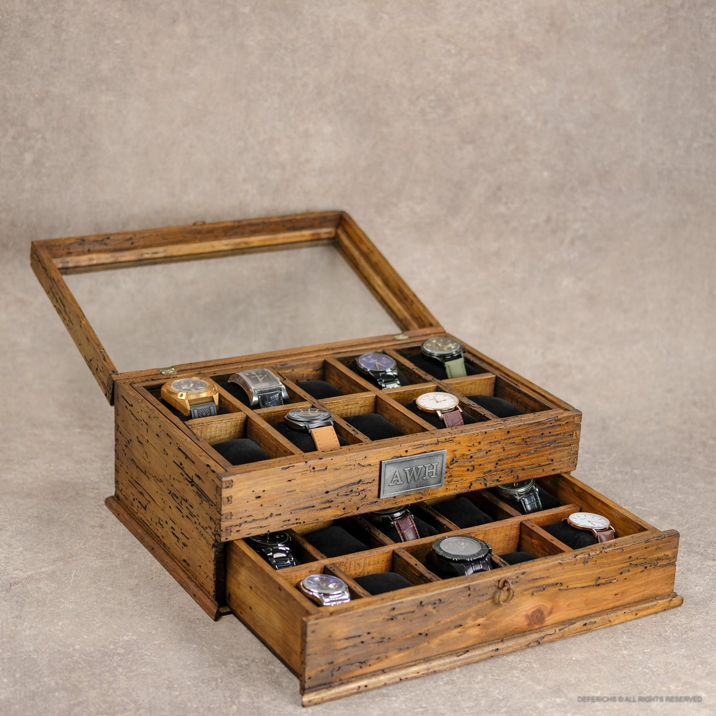 Watch Box with Drawer No. 20 - Deferichs
